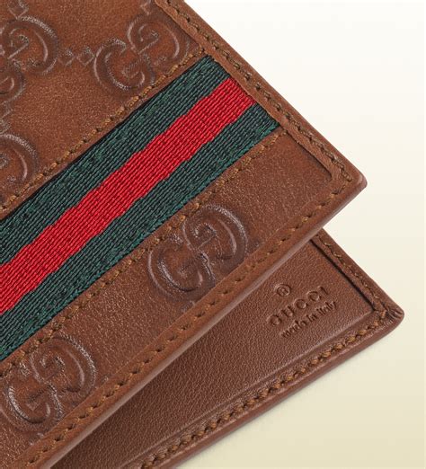 brown gucci mens wallet|brown Gucci wallet with chain.